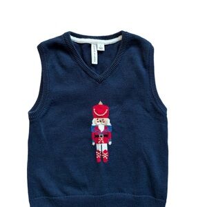 Janie & Jack Nutcracker Knit Vest Size 5